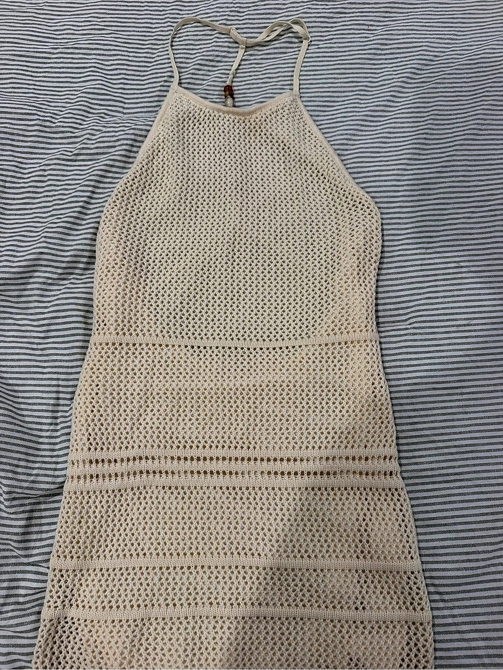 Crochet Maxi Dress in Cream New